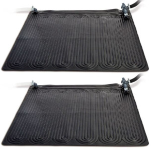 Intex Solarne maty grzewcze, 2 szt., PVC, 1,2x1,2 m, czarne