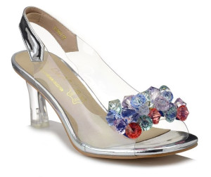 Buty damskie na obcasie przezroczyste DiA X950
