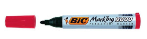 Marker permanentny BIC 2000 czerwony okr.