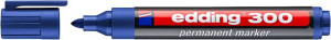 Marker permanentny EDDING 300 niebieski okr.