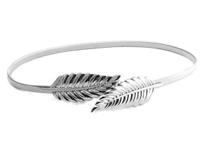 Bq53h Pasek Damski 68-100cm Silver