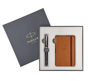 Zestaw PARKER Pióro wieczne Urban Ebony CT + notes