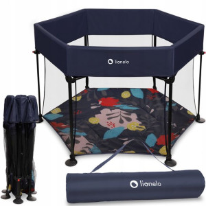 Lionelo Roel Blue Navy - kojec dla dziecka