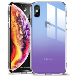 Futerał Esr Mimic Do Iphone Xs Max Fiolet Niebieski