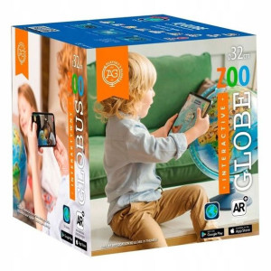 ALAYSKY Globus Z Mapą Zwierząt 32 cm LED Aplikacja