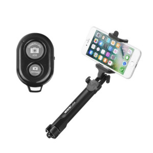 Zestaw / Uchwyt Do Selfie Z Pilotem Na Bluetooth Tripod Czarny