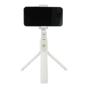 Zestaw / Uchwyt Do Selfie Z Pilotem Na Bluetooth Tripod K07 Biały