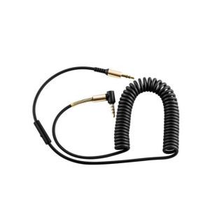 Hoco Kabel Audio Aux Jack 3,5mm Z Mikrofonem Spring Upa02 Czarny