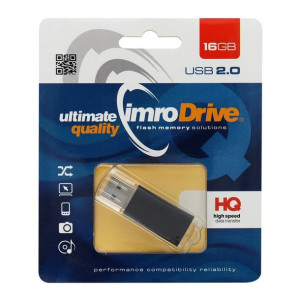 Pamięć Przenośna Typu Pendrive Imro Black 16 Gb
