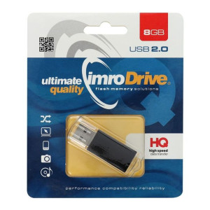 Pamięć Przenośna Typu Pendrive Imro Black 8 Gb