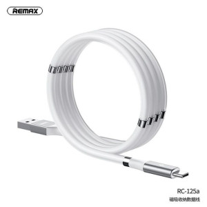 Remax Kabel Usb - Typ C Magnetic-storing 2,1a Rc-125a Biały