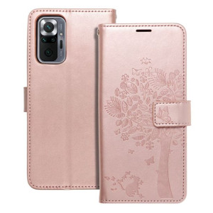 Kabura Forcell Mezzo Book Do Xiaomi Redmi Note 10 / 10s Drzewo Złoty Róż