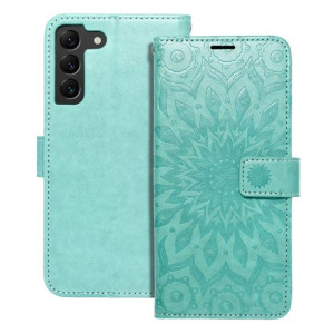 Kabura Forcell Mezzo Book Do Samsung S22 Plus Mandala Zielony