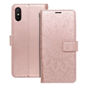 Kabura Forcell Mezzo Book Do Xiaomi Redmi 9at / Redmi 9a Mandala Złoty Róż