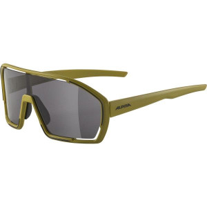 ALPINA Okulary na rower  BONFIRE kolor OLIVE MATT szkło BLACK Cat.3 FOGSTOP