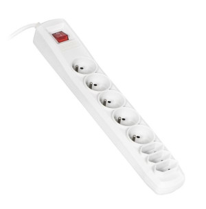 Listwa przeciwprzepięciowa Activejet APN-8g/5m-GR (3 x Typ C, 5 x UTE  10 A