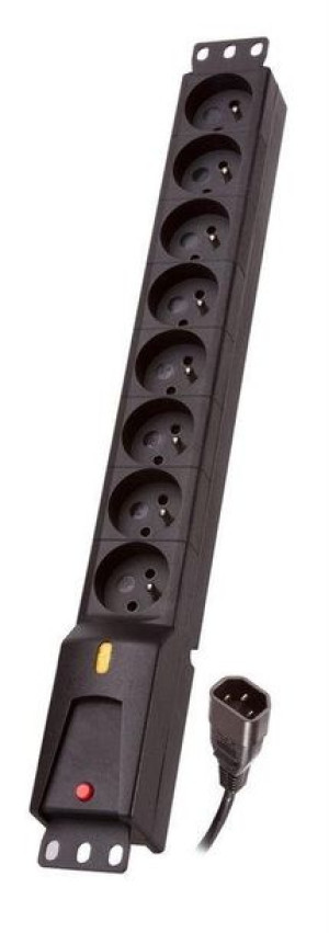 Listwa przeciwprzepięciowa Lestar LZRM 810 BW G-A K.:CZ 1,5M IEC3 (8 x UTE