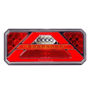 Lampa tylna zespolona led amio rcl-02-l dynamiczna, lewa