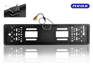 Samochodowa kamera wbudowana w ramkę rejestracyjną z diodami IR... (NVOX RC