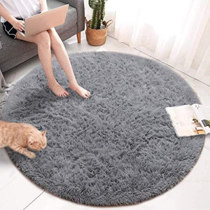 Dywan Okrągły 120 Cm Miękki Pluszowy Do Salonu Xl !!!