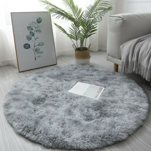 Dywan Okrągły 120 Cm Miękki Pluszowy Do Salonu Xl !!!