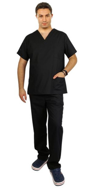 Komplet medyczny męski CLINIC czarny roz. 3XL
