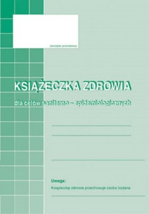 Druk Pracownicza Książka Zdrowia A6 MICHALCZYK&PROKOP 530-5