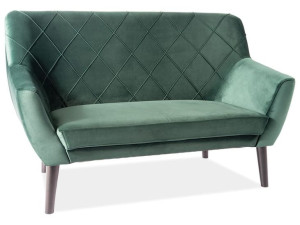 Sofa KIER 2 VELVET zielona SIGNAL