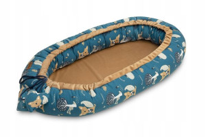 SENSILLO Kokon gniazdo otulacz kojec Velvet 80x45