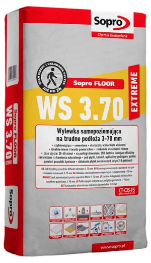 Sopro Wylewka Samopoziomująca Na Trudne Podłoża Ws 3.70 Extreme 25kg