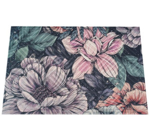Wycieraczka tekstylna Print Kwiaty 45x75 cm 45x75
