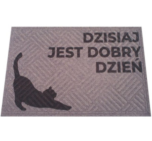 Wycieraczka tekstylna Dobry Dzień 45x75 cm 45x75