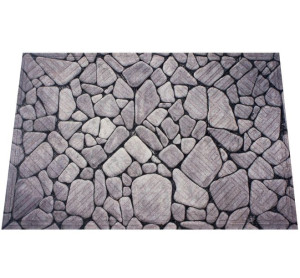 Wycieraczka tekstylna Print Kamienie szare 45x75 cm 45x75