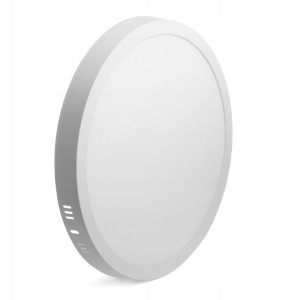 Panel Led Natynkowy 24w Biały Okrągły Neutral Ccd