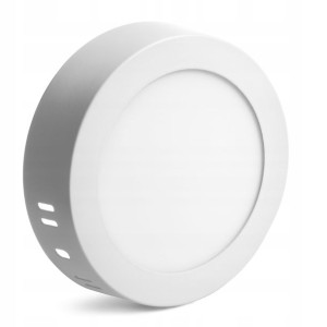 Panel Led Natynkowy 6w Biały Okrągły Neutralna