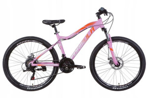Rower MTB Velotrade ALPINA rama 16 cali 26 różowy