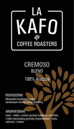 La Kafo Cremoso Blend 100% Arabica 500g