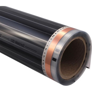 Folia grzewcza na metry pod panele Wiper Sunfloor 120W/m² - 60 cm szer.