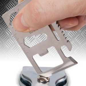 Wielofunkcyjna Karta Przeżycia Survival Multitool Prezent Survival
