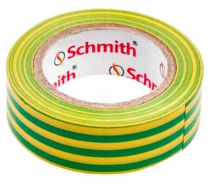 Taśma Izolacyjna Zielono-żółta 10m Mocna - Schmith