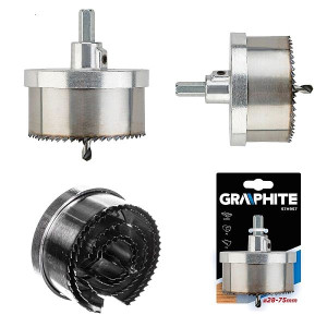 Zestaw Otwornic Do Drewna Metalu 28-75 mm 5 szt.