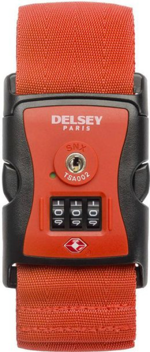 Pas do bagażu TSA Delsey Red