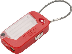 Kłódka do bagażu TSA Delsey Red
