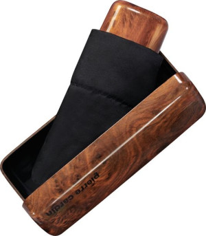 Parasol kieszonkowy Mybrella Carbon Pierre Cardin Noire brązowy