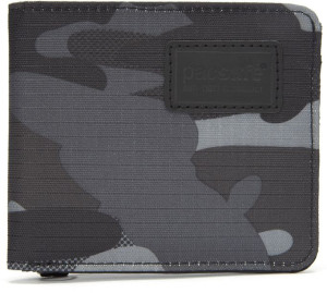 Portfel antykradzieżowy Pacsafe Bifold Wallet Camo