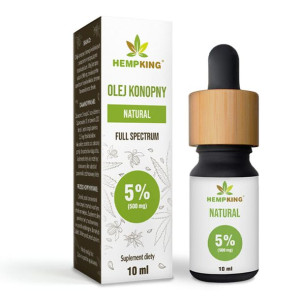 Olejek CBD 5% Natural (500mg) 10ml Hempking