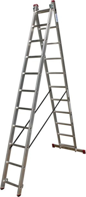 Drabina rozstawno przystawna Krause Corda 2x11 szczebli 030221