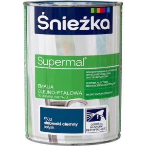 Śnieżka EMALIA OLEJNO-FTALOWA 0,8l Niebieski Ciemny Połysk F530