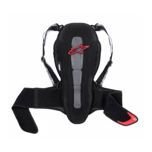 Żółw ALPINESTARS KR-2 BLACK/RED czerwony GRATISY