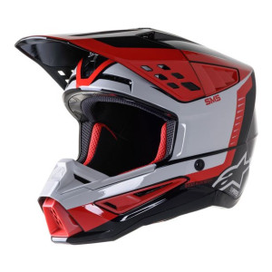 Kask Alpinestars S-m5 Beam Black/grey/red Gratisy